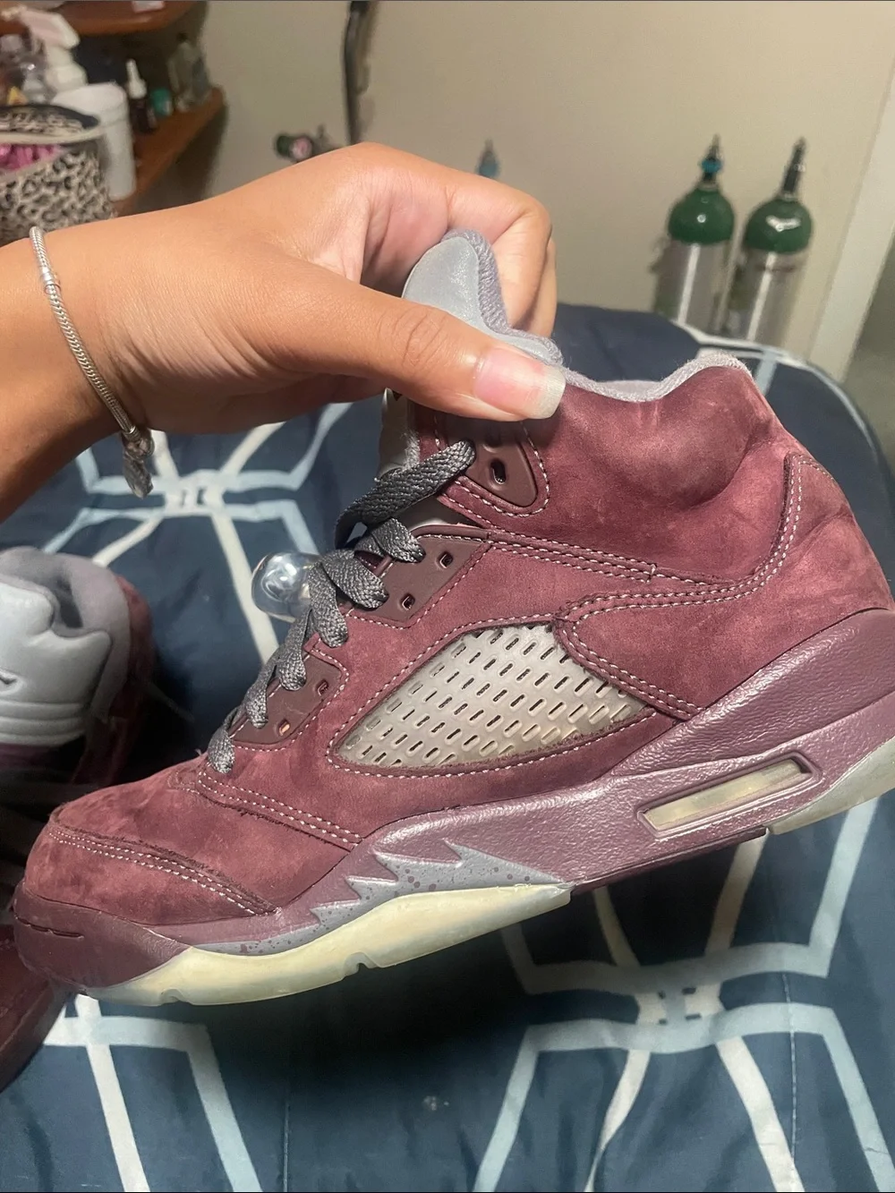 Jordan 5s open